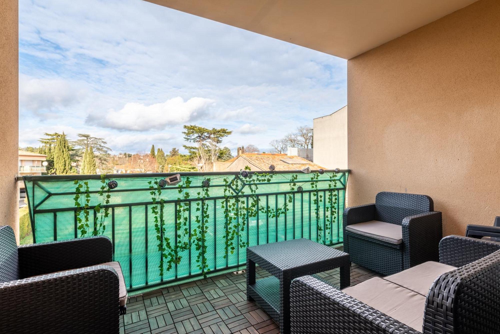 L'Ecrin Jardin Des Remparts - Parking Prive - Terrasse Carcassonne Exterior foto